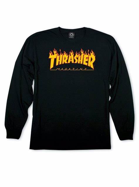 Camiseta Thrasher Flame-Longsleeve