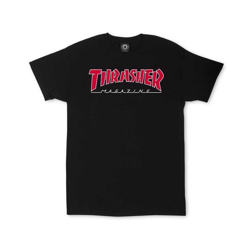 Camiseta Thrasher OUTLINED BLACK