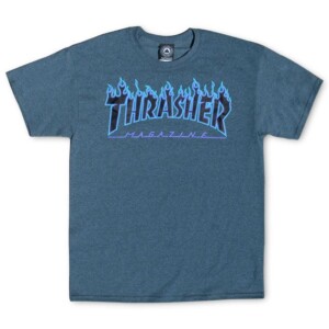 Camiseta Thrasher DARK HEATHER FLAME LOGO