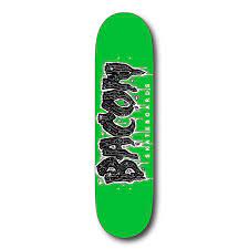 Tabla Bacon Skateboards GREEN LOGO 8.38