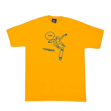 Camiseta Thrasher KCUF GOLD