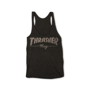 camiseta thrasher chica negra gorila skateshop