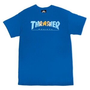 Camiseta Thrasher Argentina Revista - Azul