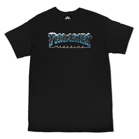 Camiseta Thrasher Black Ice - Negro