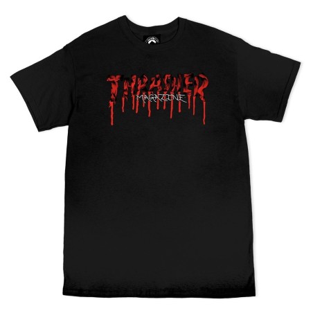 Camiseta Thrasher Blood-Drip - Negro