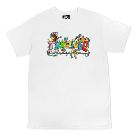 Camiseta Thrasher Devil's Music - Blanco