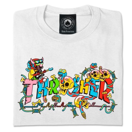 Camiseta Thrasher Devil's Music - Blanco - Imagen 2