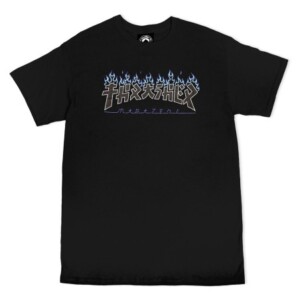 Camiseta Thrasher Godzilla Charred - Negro