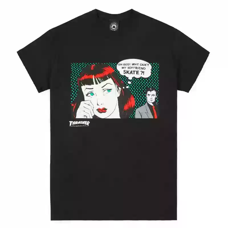 Camiseta Thrasher New Boyfriend Black
