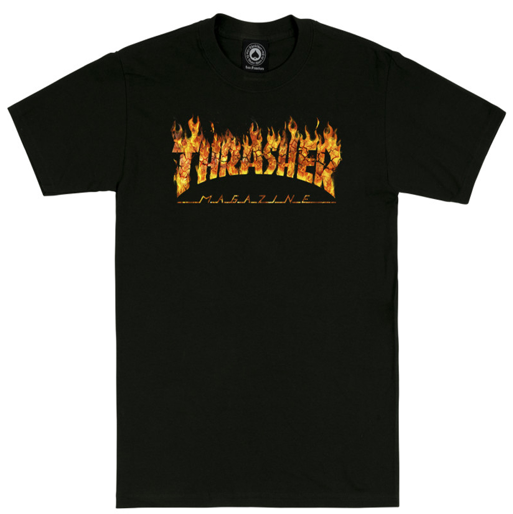 Camiseta Thrasher Inferno - Negro