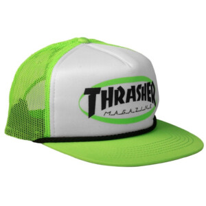 Gorra Thrasher Ellipse Logo Trucker Rope Green