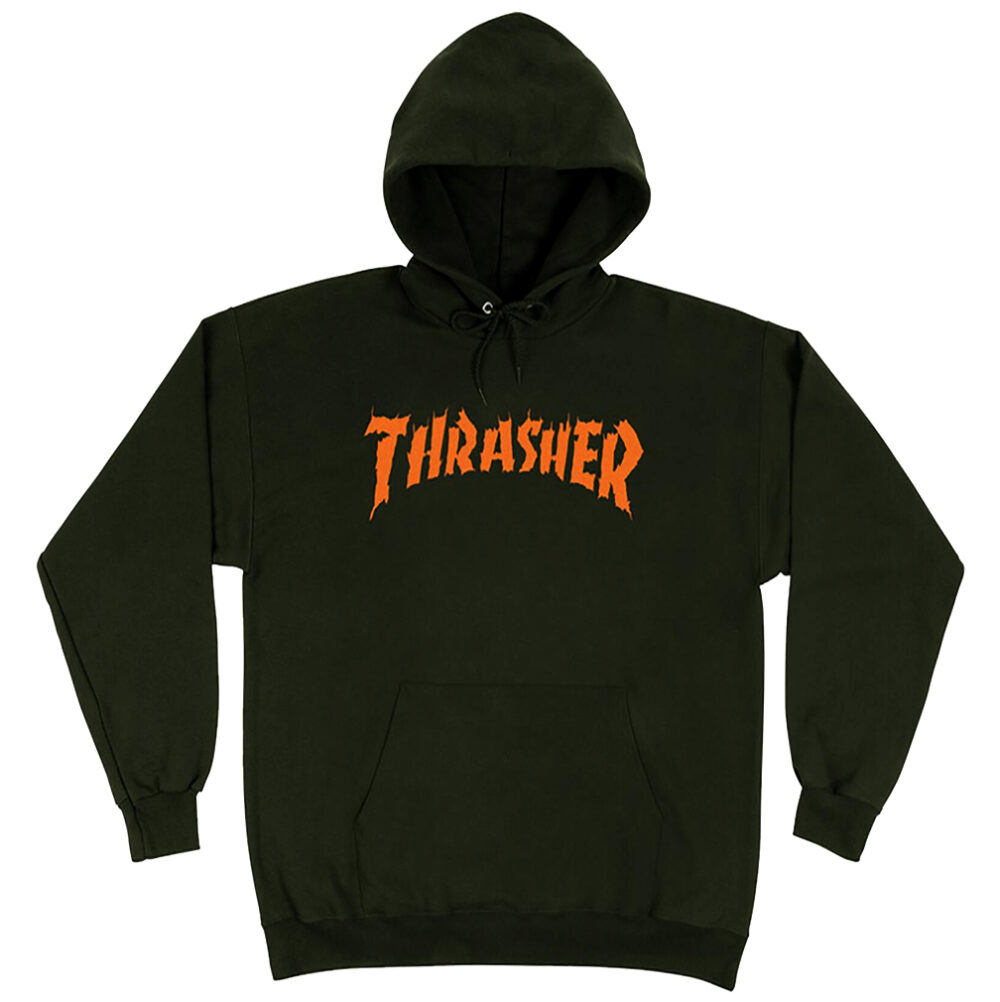 Sudadera Thrasher Burn It Down - Marrón