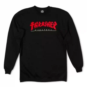 Sudadera Thrasher Godzilla Crewneck - Negro
