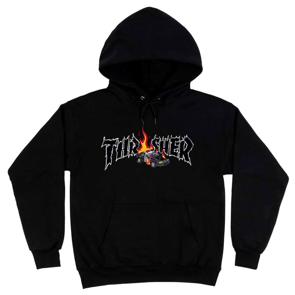 Sudadera Thrasher Cop Car Black