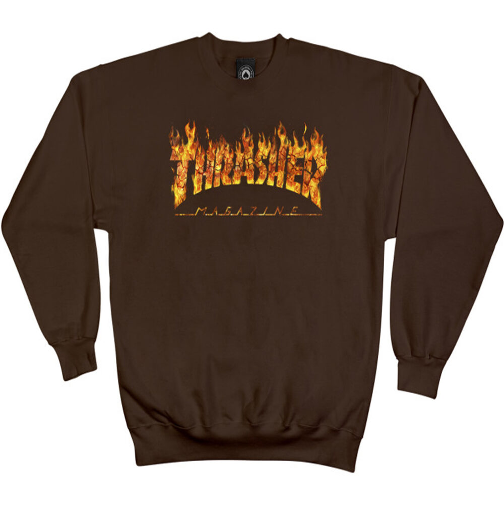 Sudadera Thrasher Inferno - Marron