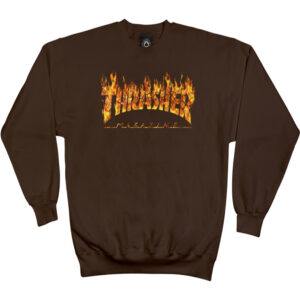 Sudadera Thrasher Inferno - Marron