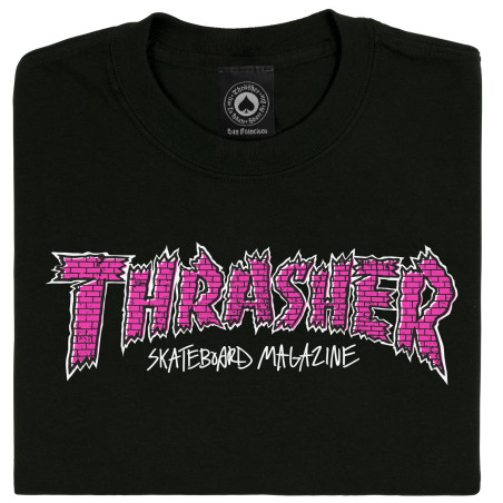 Camiseta Thrasher Brick - Negro - Imagen 2