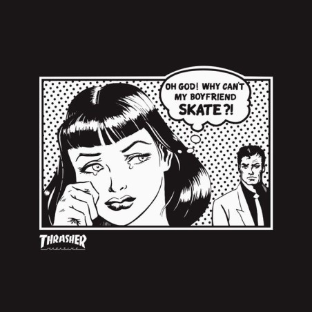 Camiseta Chica Thrasher Boyfriend - Imagen 2