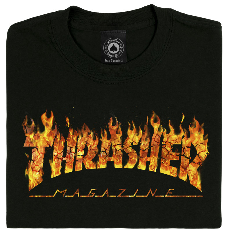 Camiseta Thrasher Inferno - Negro - Imagen 2
