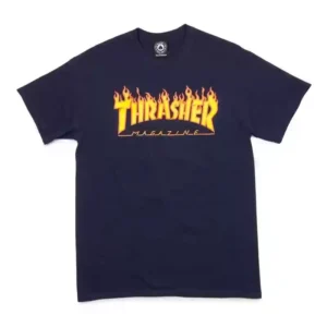 Camiseta Thrasher Flame Navy