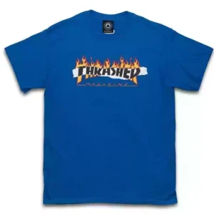 Camiseta Thrasher Ripped Royal