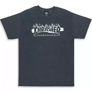 Camiseta Thrasher Ripped Dark Heather