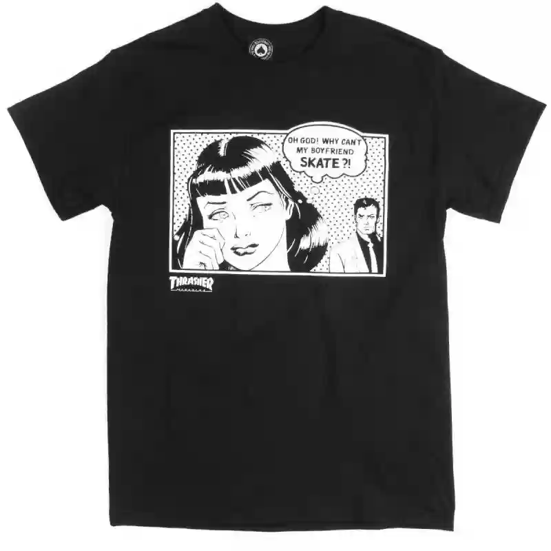Camiseta Chica Thrasher Boyfriend