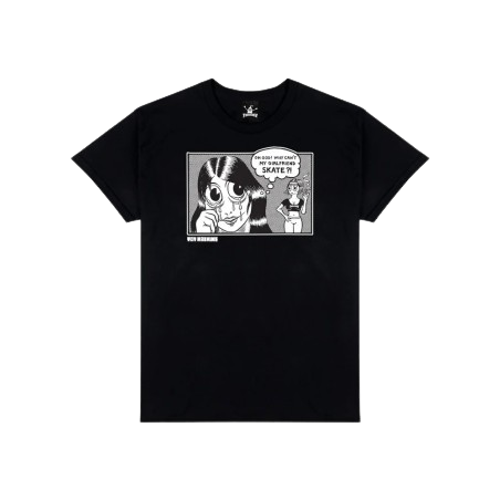 Camiseta THRASHER X TOY MACHINE GIRLFRIEND BLACK