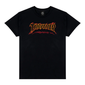 Camiseta THRASHER CRACKED BY EXTEENAGER BLACK