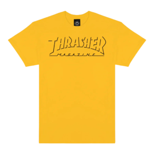 Camiseta THRASHER SHADOW MAG LOGO GOLD